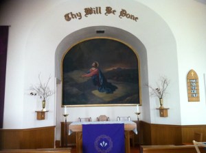 Not my will, but thy will be done, Lord. 