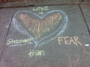 As seen on Mt. Auburn Street, Watertown, where just 48 hrs before police with machine guns patrolled.